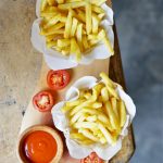 French Fries Pizza Panties Berpadu Saos Mozzarela Terdapat Dalam Setiap Potongannya 