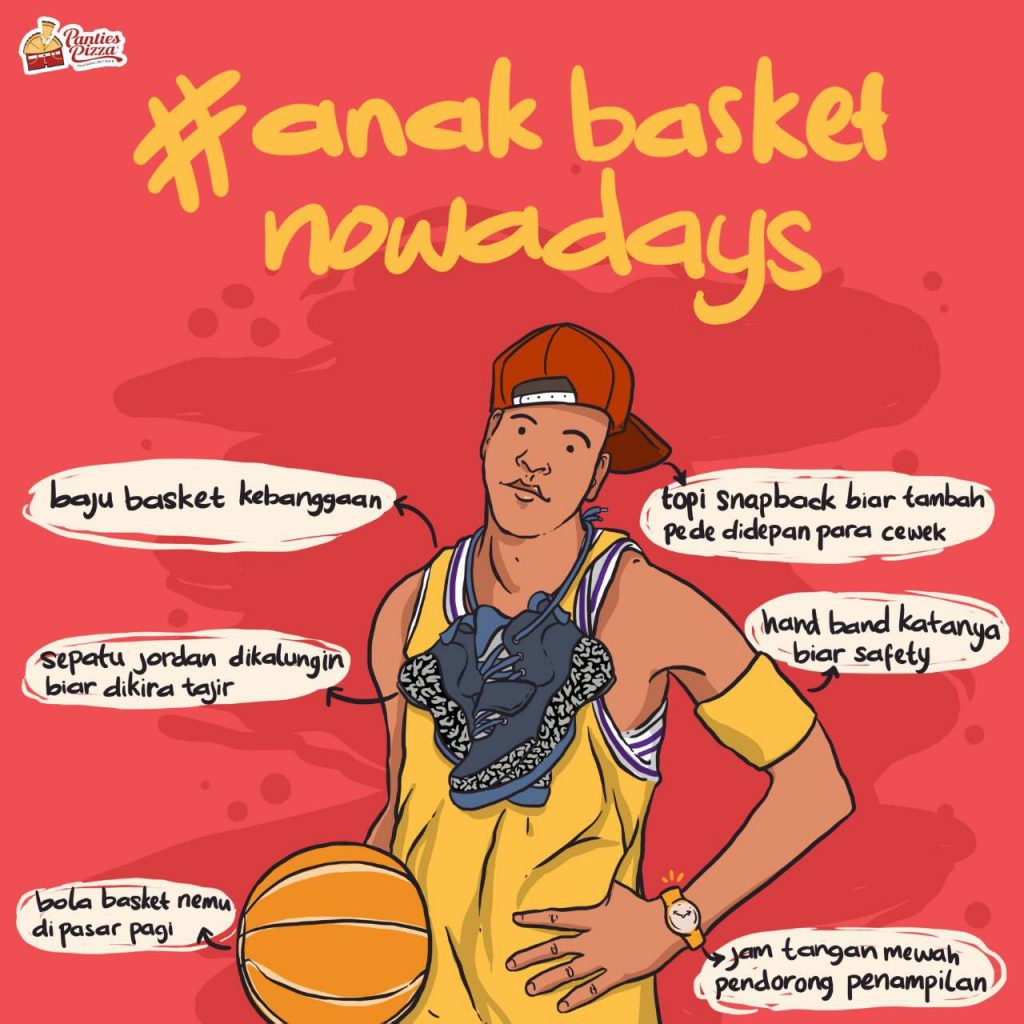 Anak basket nowadays Panties Pizza