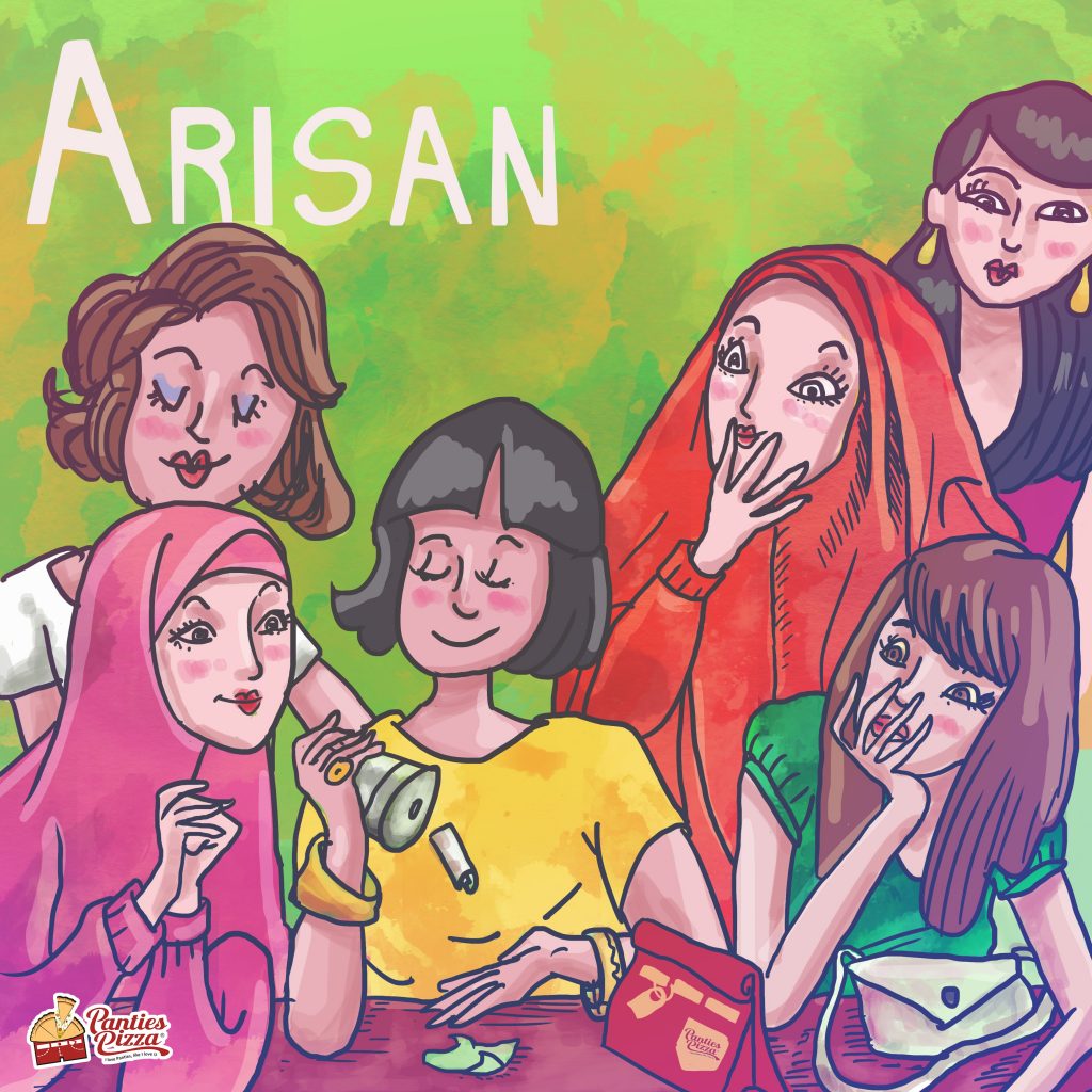 Arisan Pizza Ilustrasi