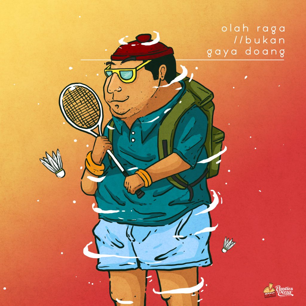 Olah Raga Bukan Cuma Bergaya Ilustrasi