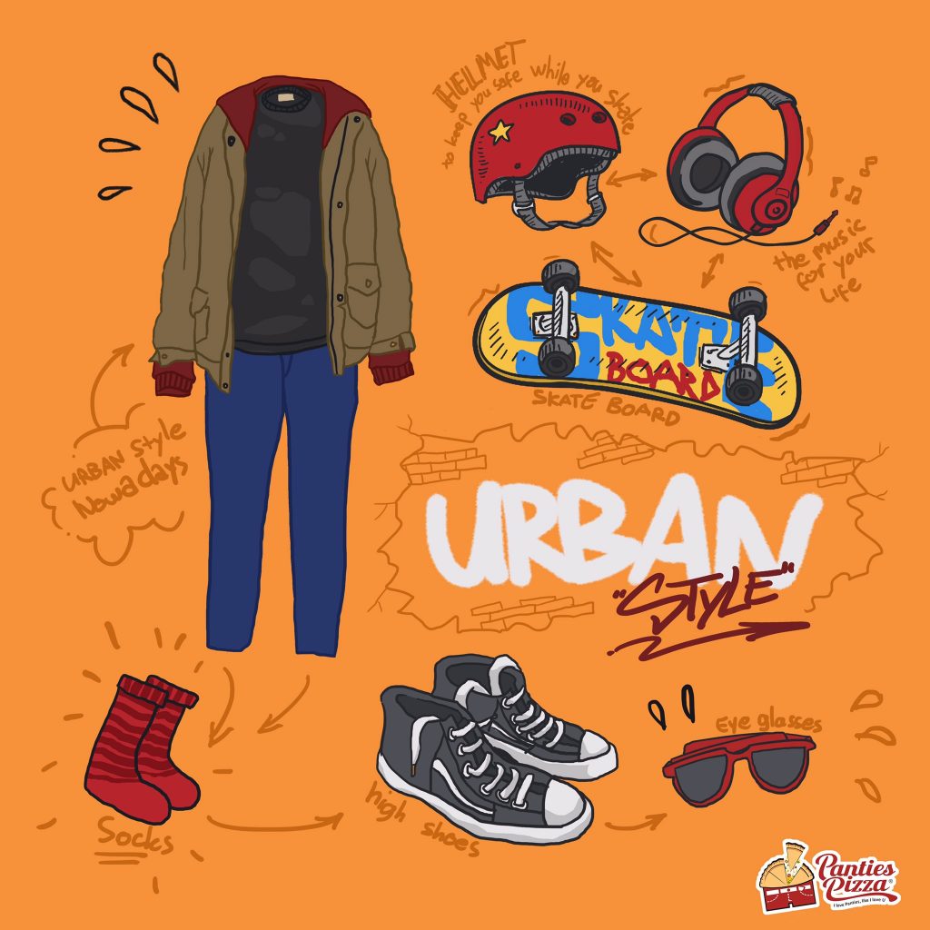 Urban Style Fashion Ilustrasi